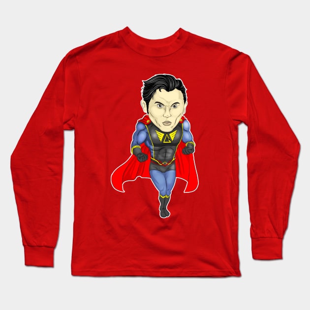 Indonesian Superhero Edition : Godam Long Sleeve T-Shirt by Leo Pringadhy